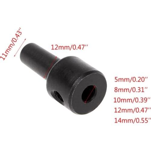 5mm-14mm Motor Shaft Coupler Reducing Sleeve Connector Rod For B12 Drill Chuck