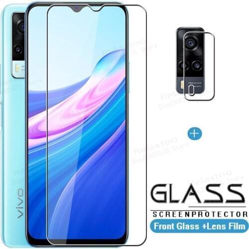 Camera lens glass vivoy31 tempered glasses for vivo y31 y 31 31y V2036 6.58" protective film anti-scratch screen protector glas