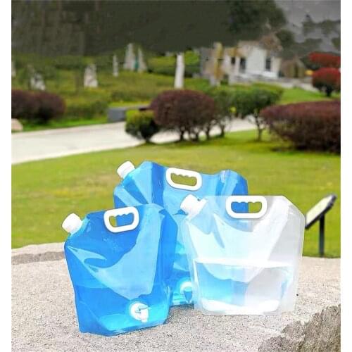 5L/10L water bag outdoor water bag large capacity foldable portable cycling camping portable thickened water storage bag