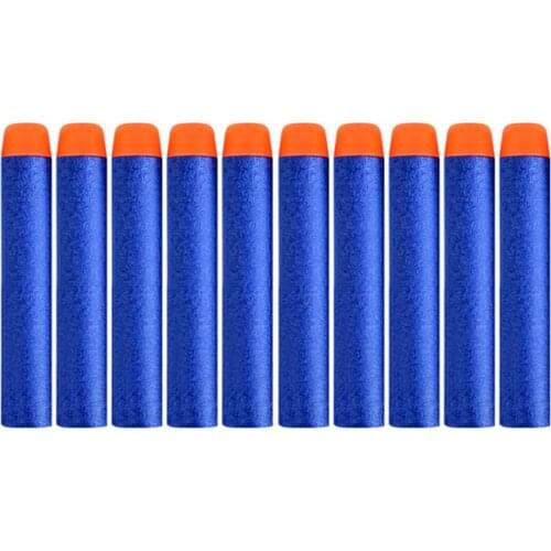 Refill Bullets Darts, 10pcs Gun Soft Refill Bullets Darts Round Head Blasters for Nerf N-Strike Toy Guns, Kids Christmas Role P