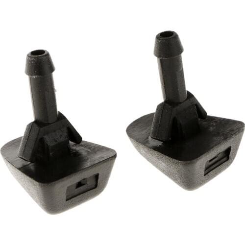 1 Pair Windshield Washer Wiper Water Spray Jet Nozzle For Volvo C30 C70 S40 V40 Efficiently prolong the Wiper blade life time