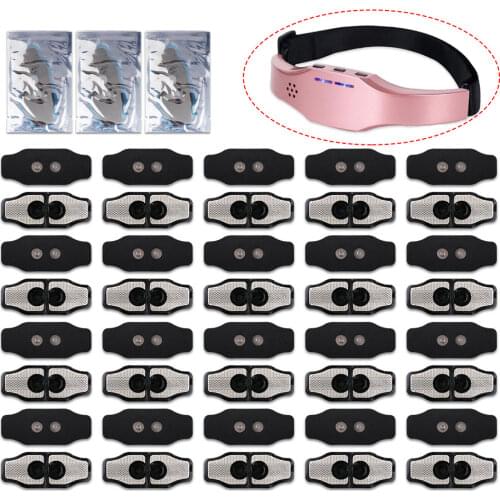 10/20/30pcs Electrode Pads for Migraine Insomnia Relief Head Massager Massage Sleep Monitor Stickers Physiotherapy Health Care