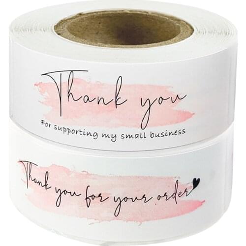 120 Labels Per Roll, Thank You Stickers,Thank You for Supporting My Small Business, Thank You Labels Stickers for Packaging