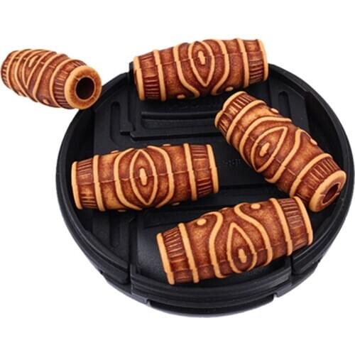 20pcs Wooden Dreadlock Hair Beads For Braid Hair Extension DIY Jewelry Craft Jewelry Making