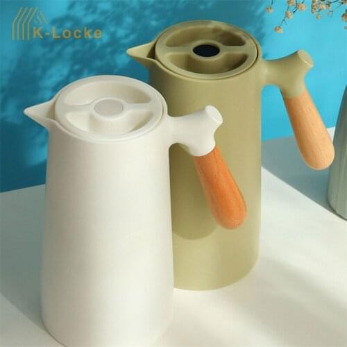 1L Large Capacity Household Vacuum Insulation Kettle Glass Liner Persistent Heat Preservation Anti-scalding Hot Water Bottle