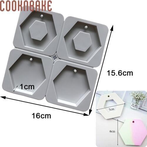 COOKNBAKE Silicone Candle Aromatherapy Wax Mold DIY Ornaments Craft Mould Soap Car pendant mould Aromatherapy candle cake form