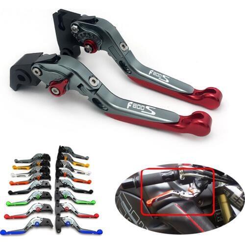 For BMW F800S 2006-2016 CNC Aluminum Adjustable Motorcycle Folding Extendable Clutch Brake Levers Handle Accessories 2007 2008