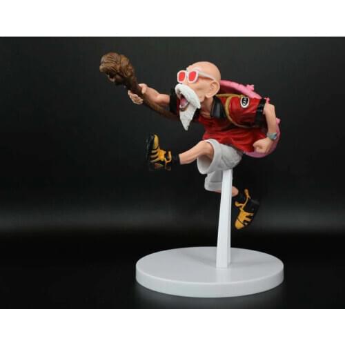 Anime Figures Dragon Ball Master Roshi PVC Toys BWFC Model Cute Doll for Kids DBZ Action Figma Brinquedos Goku 15cm Juguetes Toy