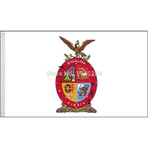 Mexico State Sinaloa Flag Banner States of Mexico Mexican State 3x5ft 90x150cm Polyester