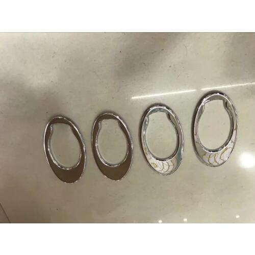 For NISSAN NOTE hatchback 2017 e-Power ABS plastic chrome plated interior inner door handle cup bowl trim