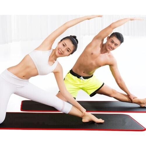 Jusend 183*61cm Yoga Mat Sport Tear Resistant Non-slip NBR 10mm Fitness Mat Sports Gym Pilates Pads With Yoga Mat Bag & Bandages