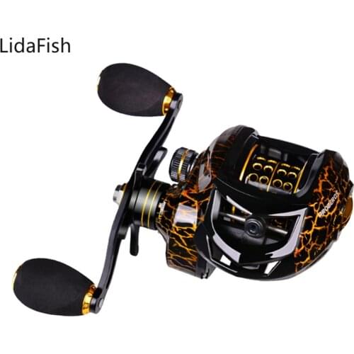 Lidafish Fishing Reel Ultralight Baitcasting Reel Metal Spool Bait Casting Reel 10KG Max Drag Fishing Wheel Fishing Tackle