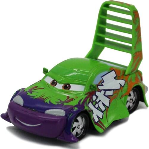 Disney Hot Movie Pixar Cars Lightning Mcqueen Green Wingo Genuine Car Auto Mobilization Alloy Model Toys Car Children Best Gifts