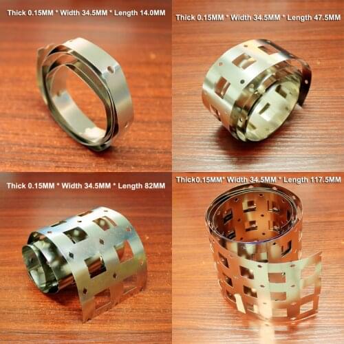 1m 32650 lithium battery pack high current nickel plated battery assembly connection spot welding nickel plate high quality