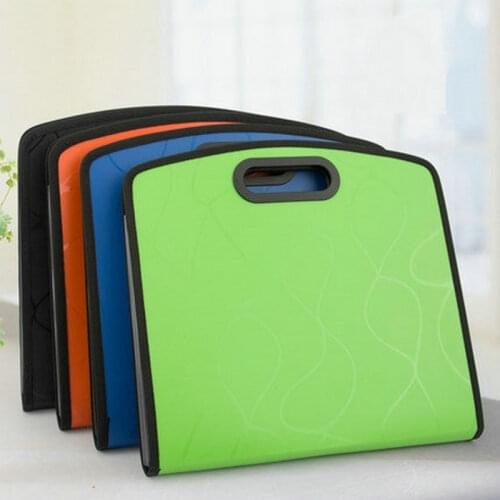 MoeTron Fashion Office Document Holder Portable Expanding File Folder A4 Paper Document File Organizer Bag For Documments