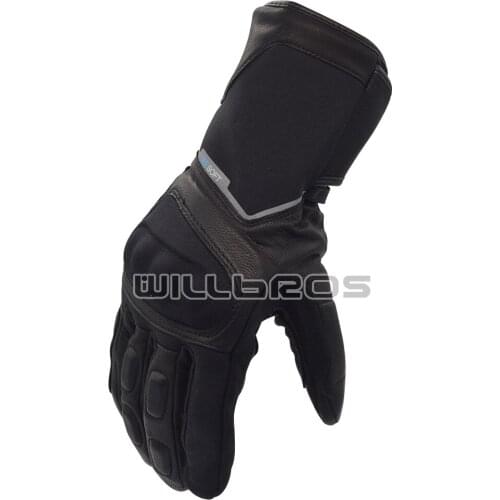 Motorcycle Winter Warm Leather Gloves Moto Guantes Motorbike Motocross Scooter Motor Riding Windproof Luvas Mens