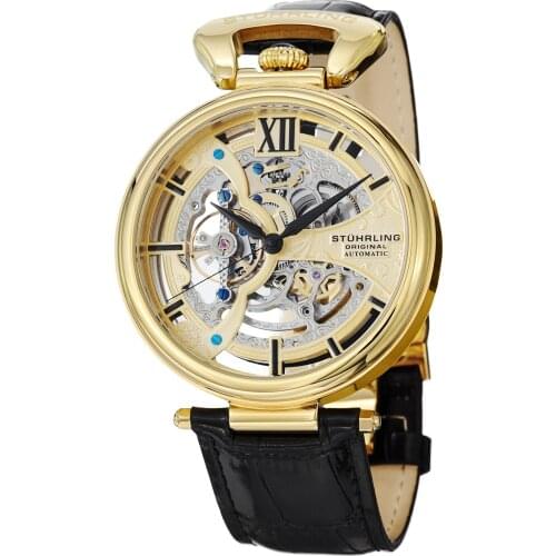627.02 Stührling 46mm Automatic Mens Wristwatch