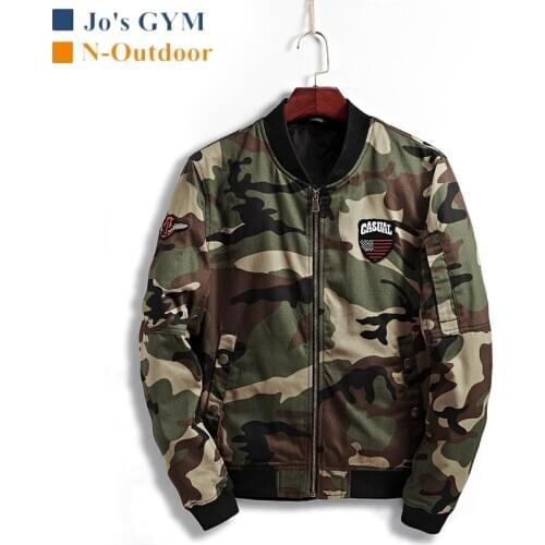 New Casual Camouflage Army Spring Autumn Jacket Men Slim Fashion Military Jacket Sport Hiking Trekking Climbing Baseball Uniform