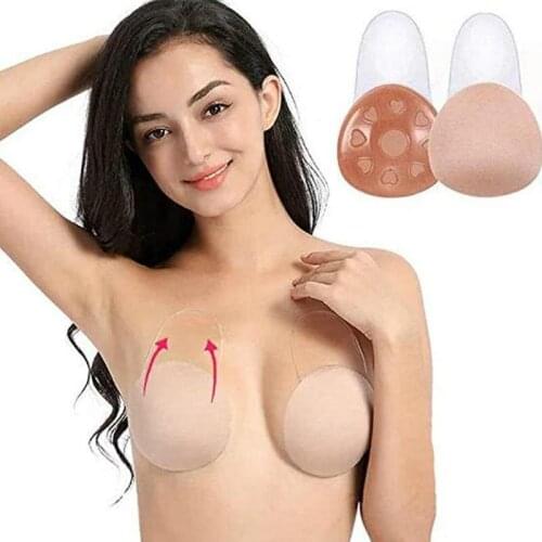 New Water Drop Anti-sagging Bra Pad Breathable Hidden Silicone Lifting Breast Pad Anti-bump Lifting Chest Stickers