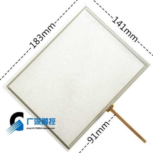 Original new 8'' inch touch screen resistive four-car DVD navigation screen 192*116