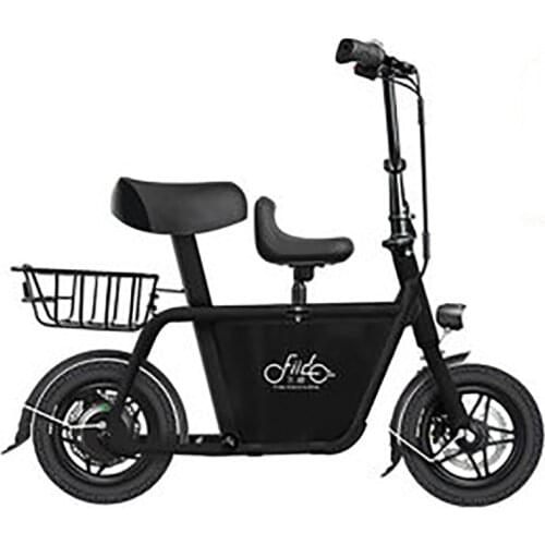 Front and Rear Double Shock Absorption Parent-Child Electric Bicycle Electronic Remote Control Car LED Headlight