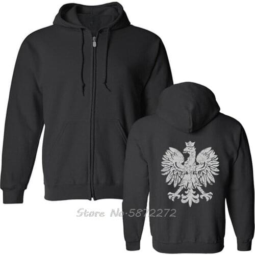 Poland Eagle Funny Hoodie Casual Men Sweatshirt Spring Autumn Hoody Hoodies Streetwear