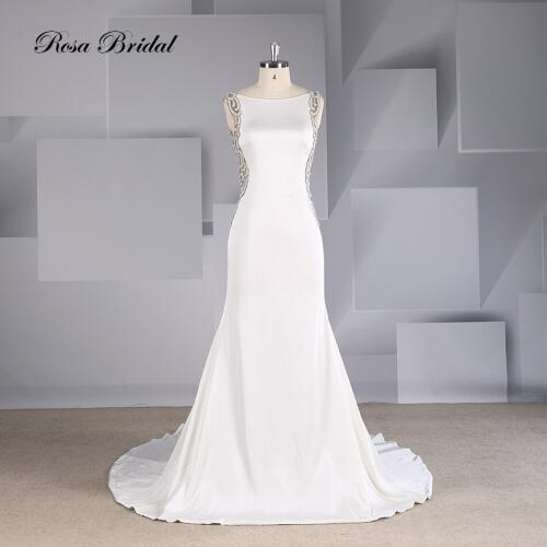 ROSA BRIDAL Womens Satin Dresses