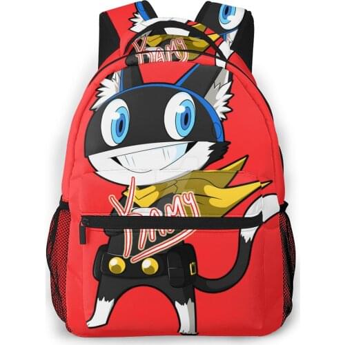 Persona 5 ,Morgana Backpack for Girls Boys Travel RucksackBackpacks for Teenage school bag