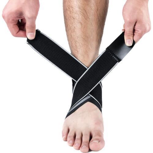 Sports Ankle Brace Professional Ankle Support Strap Bandage Basketball Football Adjustable Ankle Guard Protectot Sport Safety