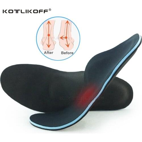 Best Orthopedic Insoles For Feet Arch Support Relieve Flat Feet X/O Type Leg Correction Plantar Fasciitis Shoes Pad Care Inserts