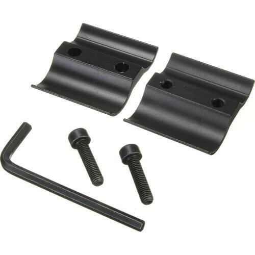 1 Set Tactical Barrel Ring Scope Sighting Telescope Clamp Mount Holder Hunting Gun Flashlight Torch Laser Sight Outdoor