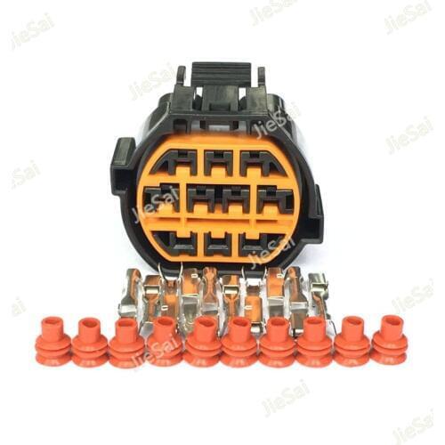 10 Pin Female Automotive Headlight Assembly Wiring Plug HP066-10021 For HYUNDAI Verna KIA K1 K2 K3 K4