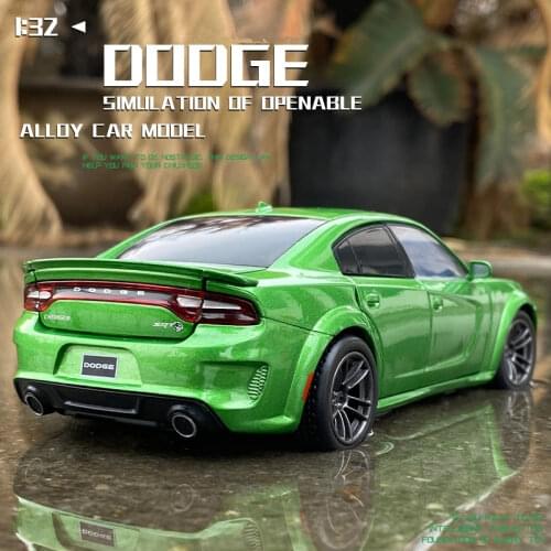 1:32 Dodge Challenger SRT Hellcat Sport Alloy Car model Diecasts & Toy Vehicles Car Model Simulation Collection Kids Toy Gift