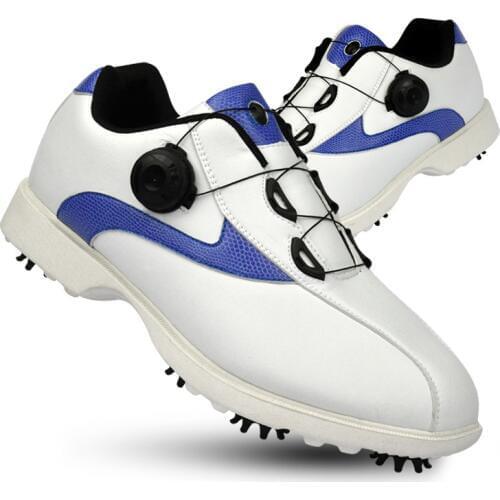 2020 Golf Shoes Men Breathable Synthetic Sport Water-Proof Sneakers Activities Nail Automatic Revolving Spikes Footwear D0604