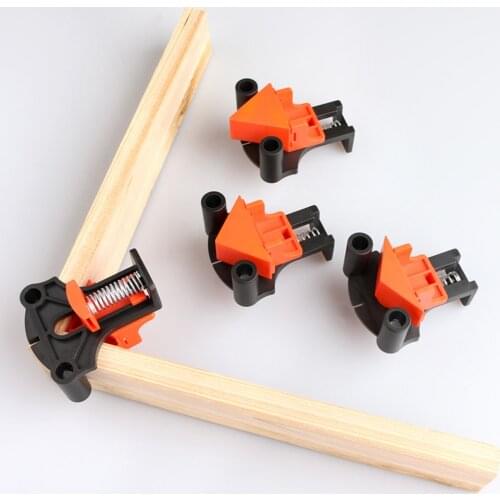 4pcs 60/90/120 Degree Right Angle Clamp Corner Woodworking Hand Tool Fixing Clips Bar Picture Frame Corner Clip DIY Fixture Tool