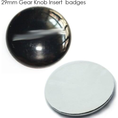 40pcs 29mm Edition Gear Knob Insert Sticker Emblem Car Styling MIX Shipping Free