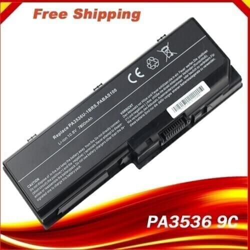 9CELL Laptop Battery For TOSHIBA PA3536U-1BRS PA3537U-1BRS PABAS100 PA3536 PA3536U Satellite P200-10G For Toshiba Equium P200