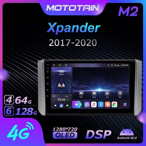 Android 10.0 6G+128G Car Radio Stereo for Mitsubishi Xpander 2017 - 2020 Auto Audio GPS 4G LTE System head unit 1280*720