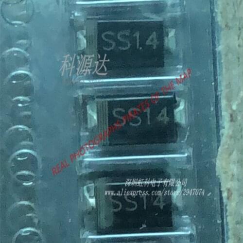 100pcs/lot SS14 SMA 1N5819 Schottky Diode 40V 1A