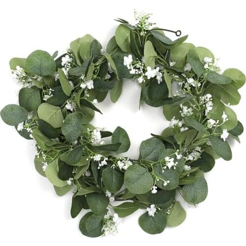 Artificial Flowers Plants Fake Eucalyptus Vine Garland Hanging For Wedding Home Office Party Garden Craft Art Decor