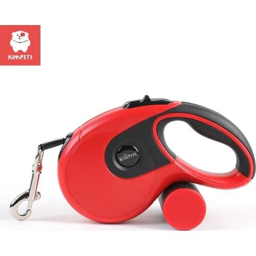 KIMPETS Pet Dog Leash Retractable 8 Meters Leashes for Large Dogs Nylon Leash Puppy Lead 5 Colors Harness Collar Pet Supplies