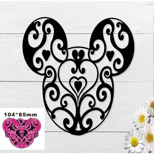 2021Flower avatar design handicrafts metal cutting dies scrapbook die cutting photo album card paper carving