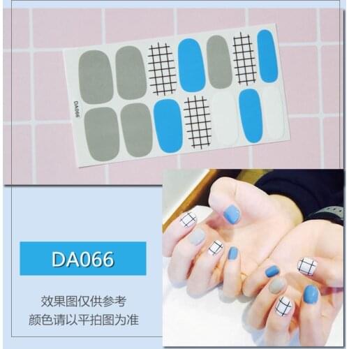 Fashion Full Cover Nail Polish Wraps Adhesive Nail Stickers Nail Art Decorations Manicure Tools Environmental for Pregnant Woman