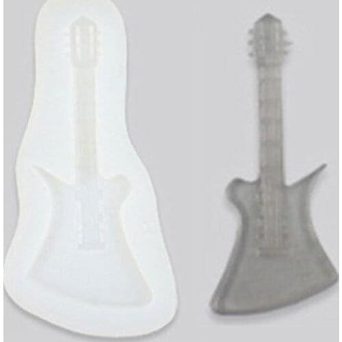 Musical Note Guitar Lover Jewelry Pendant Silicone Mold Instruments Resin Mold