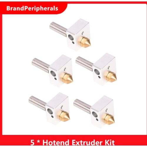 Hotend Extruder Brass Nozzle Heater Block M6 Throat for TRONXY X5SA/X5SAPRO/X5SA-400/X5SA-400PRO/X5SA-500/X5SA-500PRO/XY-2PRO