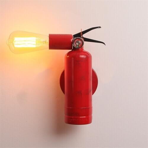 Retro Wall Lamp Fire Extinguishing Gas Restaurant Bar Lighting Corridor Aisle Tea House Leisure Wall Lamp