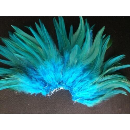 New! Light blue 50 pc quality pheasant feather, 4-6 "/ 10-15cm DIY decoration accessories, weddings, family