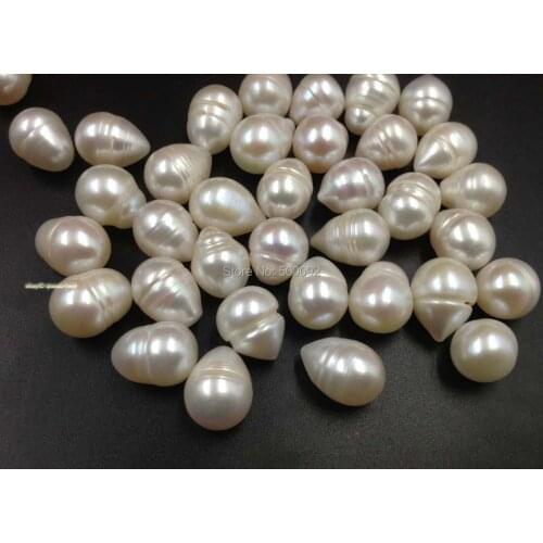 Wholesale 10 PCS 11.5-12MM DROP FRESHWATER PEARL