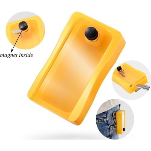 FOSHIO Plastic Disposable Snap off Blades Container Carbon Fiber Film Wallpaper Cutter Knife Wrapping Trash Blade Storage Box