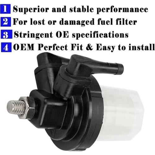 Outboard Engine Fuel Filter Assembly 9.9Hp-40Hp Motor Water Separator for Yamaha 61N-24560-00